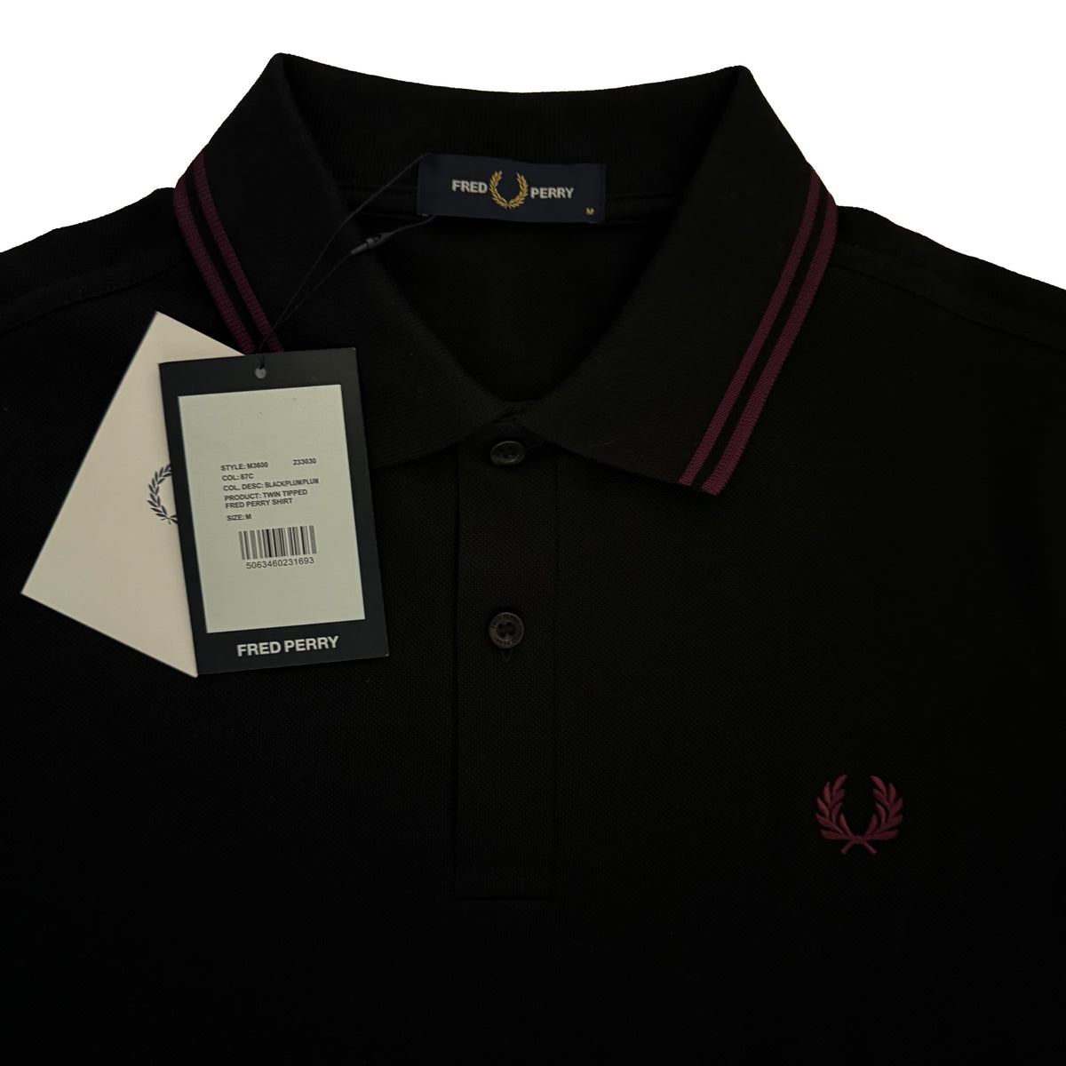 FRED PERRY crna majica