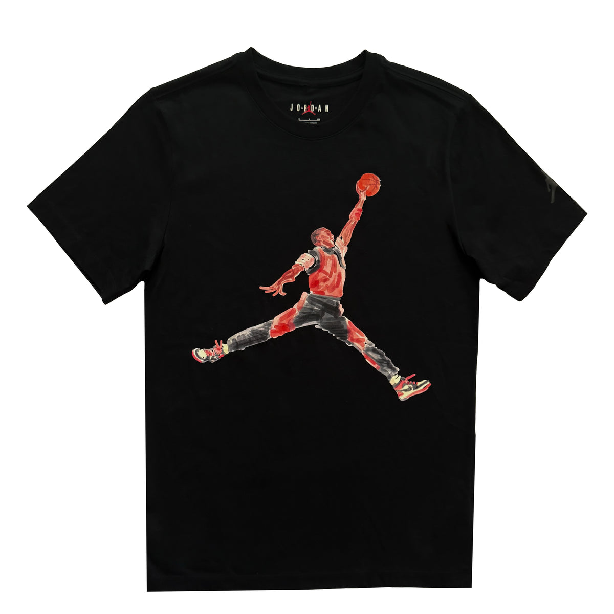 AIR JORDAN crna majica