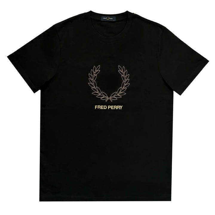 FRED PERRY crna majica